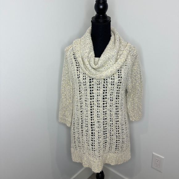 Anthropologie Sleeping on Snow Knit Cowl Neck Sweater (XS) - Picture 2 of 8